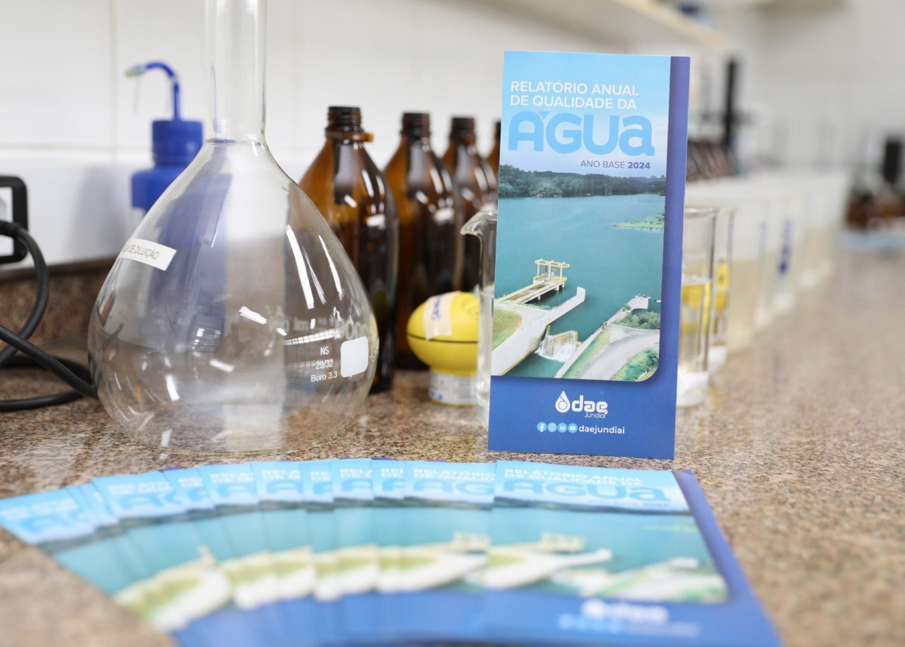 Água de Jundiaí mantém alta qualidade, aponta relatório do DAE