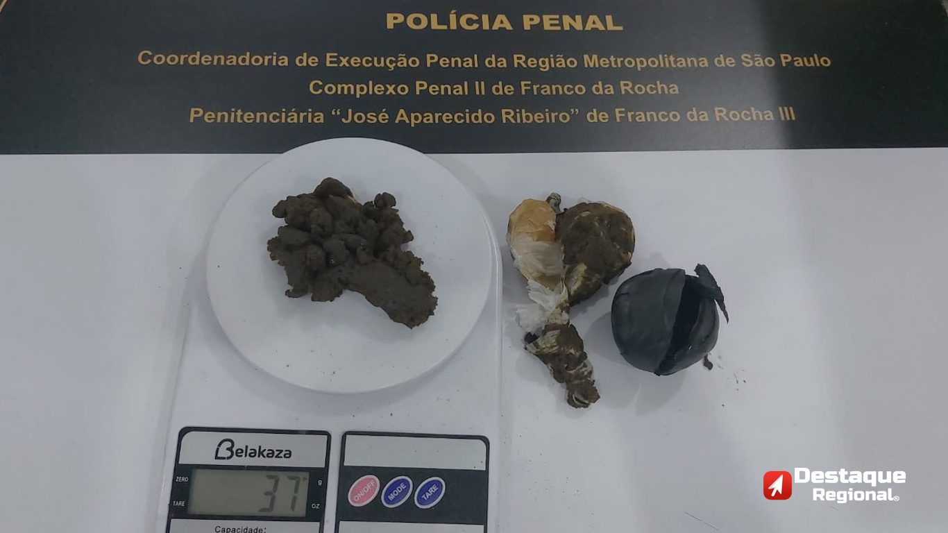 Fiscalização apreende drogas na Penitenciária III de Franco da Rocha