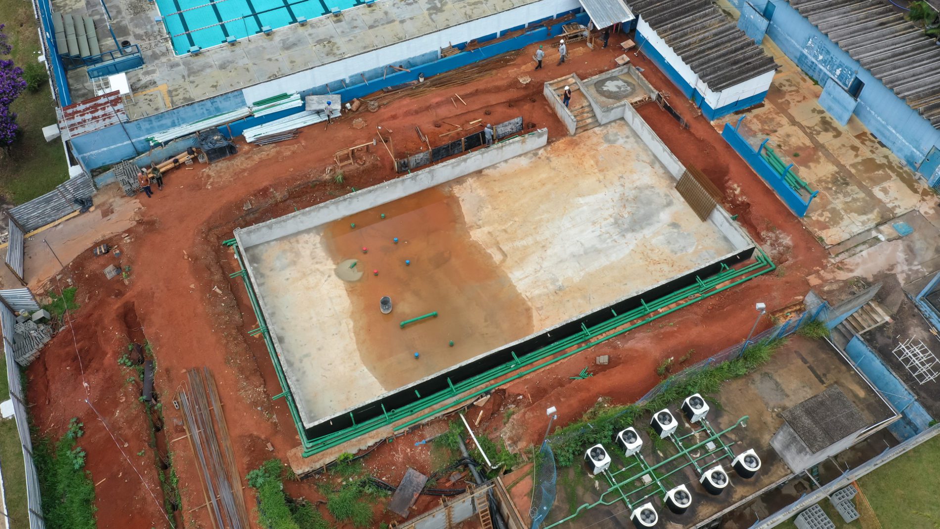 Piscina semiolímpica do Bolão avança com foco em inclusão esportiva em Jundiaí