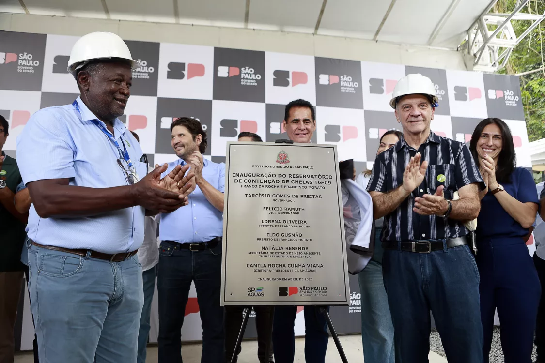 Piscinão em Franco da Rocha reforça combate a enchentes