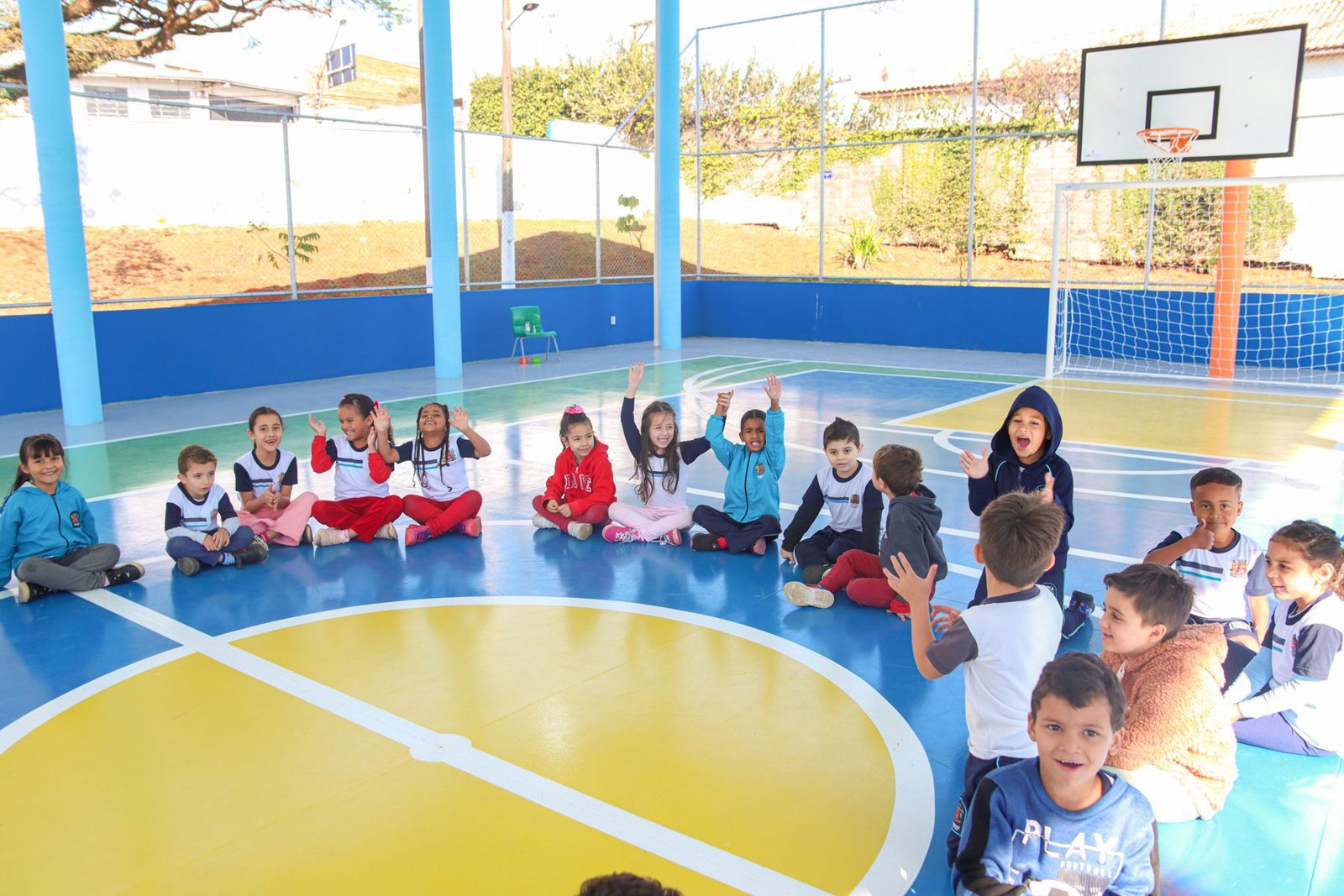 Novas quadras poliesportivas em Jundiaí transformam escolas municipais