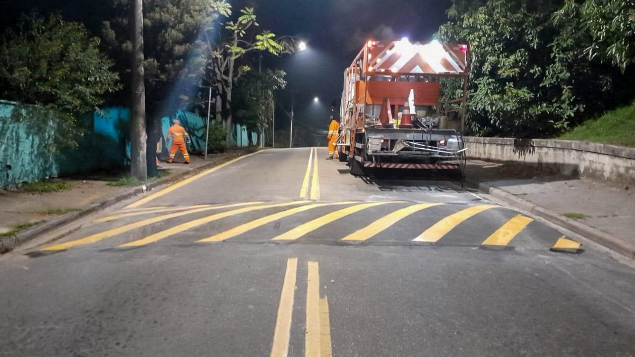 Sinalização viária em Jundiaí reforça segurança no trânsito